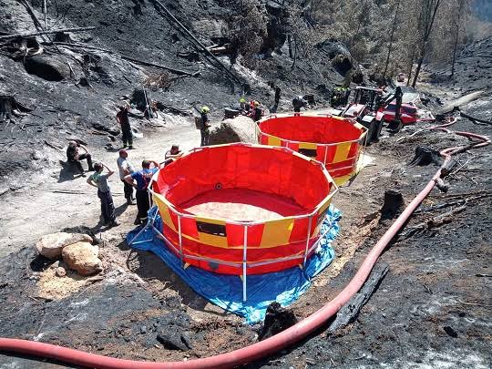Mobiles Löschwasserbecken kaufen für flexible Feuerwehreinsätze